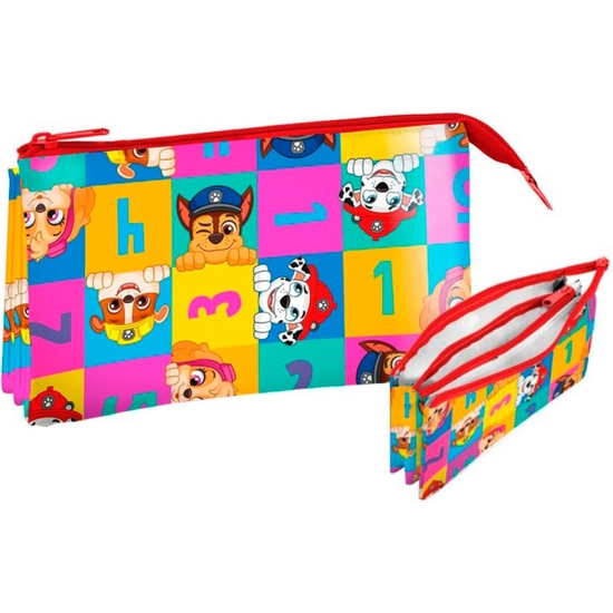 PATRULLA CANINA PORTATODO TRIPLE 22X13 CM image 0