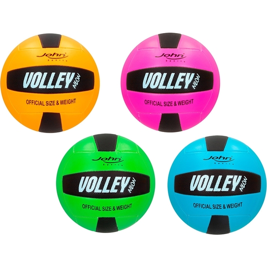 BALÓN VOLLEY PESO Y MEDIDA OFICIAL 22 CM 4 COLORES image 1