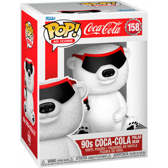 FIGURA POP COCA COLA POLAR BEAR 90S image 0