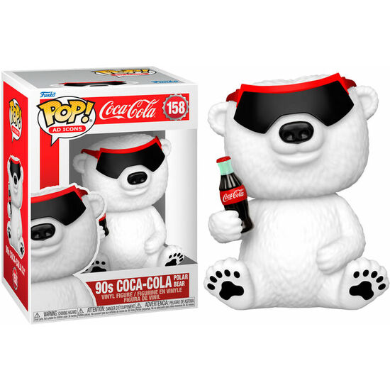 FIGURA POP COCA COLA POLAR BEAR 90S image 2