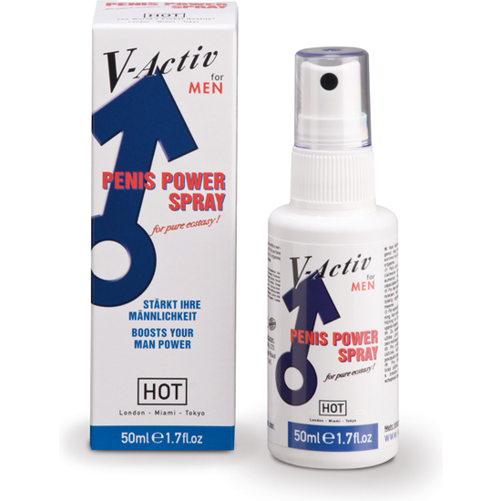 HOT V-ACTIV MEN PENIS POWER SPRAY image 0