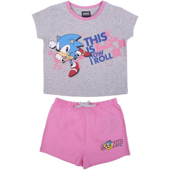 PIJAMA CORTO SINGLE JERSEY SONIC  image 0