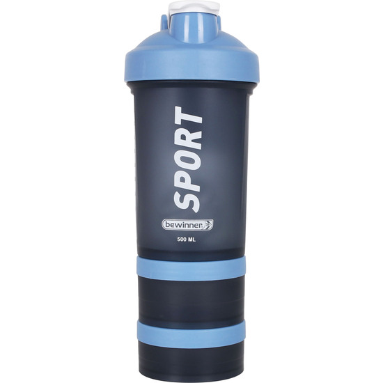 BOTELLA SPORT AGUA 500ML C/2 DEPTARTAMENTOS BEWINNER - SURTIDOS image 1