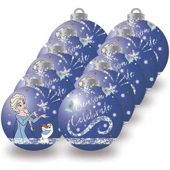 BOLAS NAVIDAD 6CM PACK 10 FROZEN II "MEMORIES" image 0