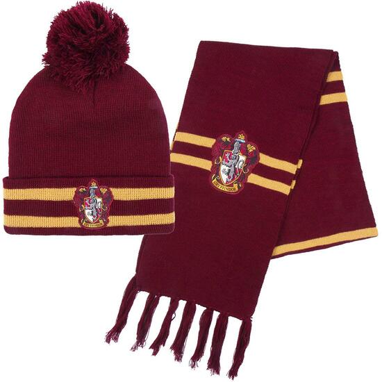 CONJUNTO 2 PIEZAS BUFANDA HARRY POTTER GRYFFINDOR RED image 0