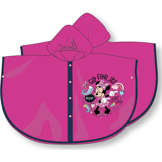 PACK 8 PONCHOS IMPERMEABLES MINNIE MOUSE "ME TIME" image 0