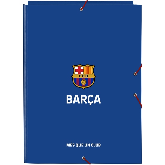 CARPETA FOLIO 3 SOLAPAS F.C.BARCELONA 2ª EQUIPACION image 0