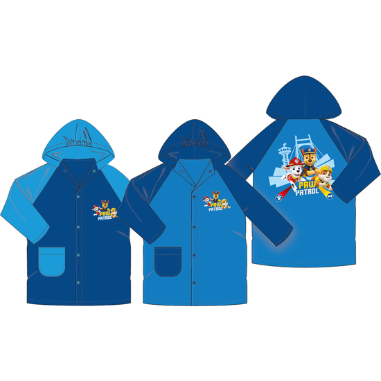 PACK 8 CHUBASQUEROS EN 2 DISEÑOS PAW PATROL "FUNDAY" image 0