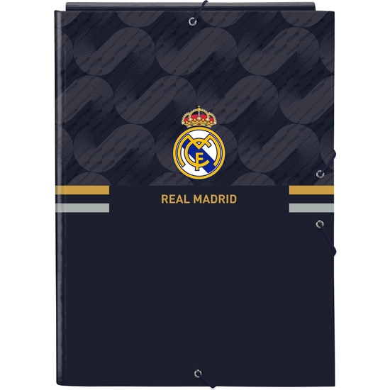 CARPETA FOLIO 3 SOLAPAS REAL MADRID 2ª EQUIPACION 23/24 image 0