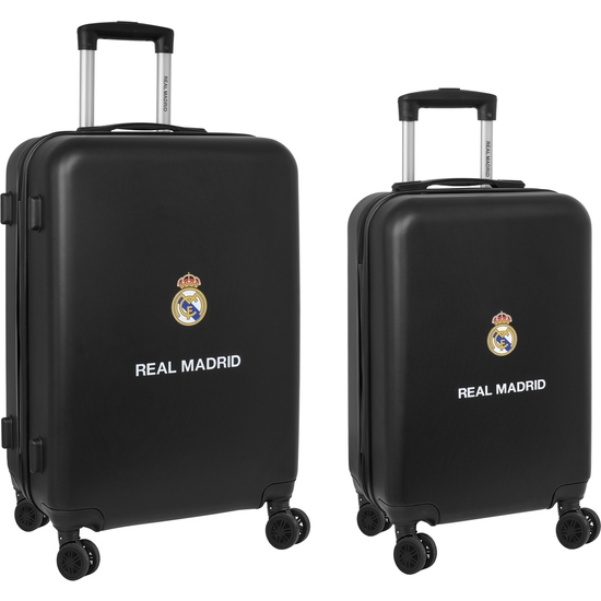 SET 2 TROLLEYS CABINA 20"+ MEDIANO 24" REAL MADRID 2ª EQUIPACION 23/24 image 0