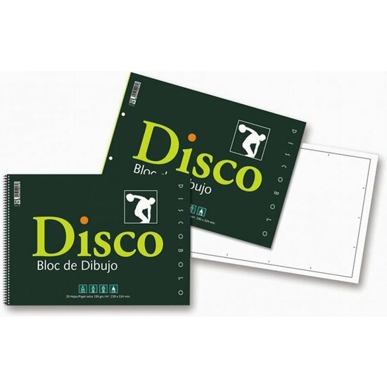 BLOC DIBUJO DISCO FOLIO PROL. REC. A4 20H 130GR image 0