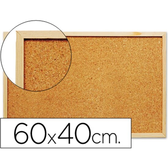 TABLERO CORCHO 60X40CM image 0