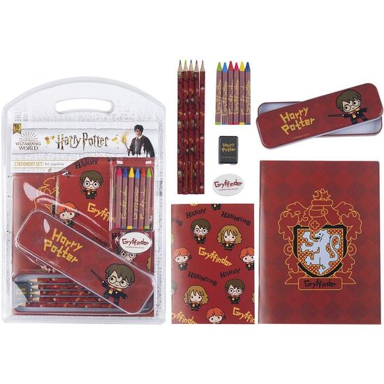 SET PAPELERÍA ESCOLAR HARRY POTTER GRYFFINDOR RED image 0