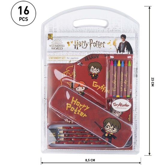 SET PAPELERÍA ESCOLAR HARRY POTTER GRYFFINDOR RED image 1