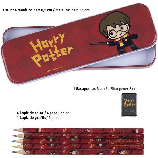 SET PAPELERÍA ESCOLAR HARRY POTTER GRYFFINDOR RED image 4