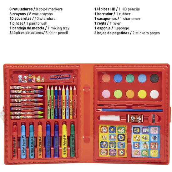 SET PAPELERÍA COLOREABLE CAJA PAW PATROL image 2