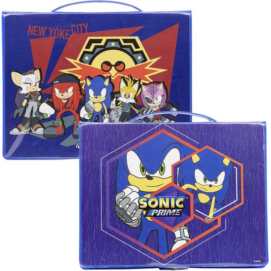 SET PAPELERÍA COLOREABLE CAJA SONIC PRIME image 1