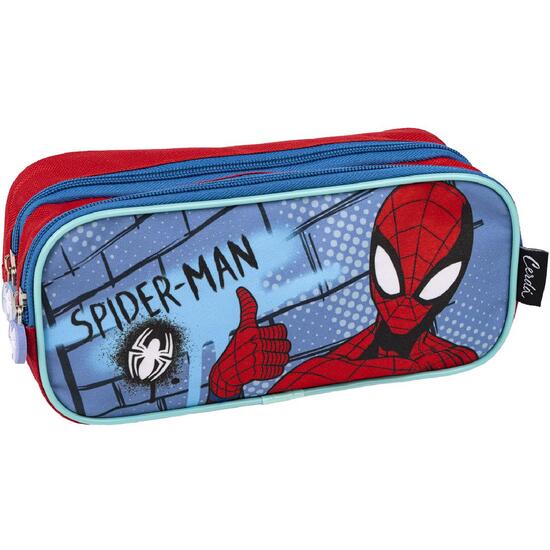 ESTUCHE PORTATODO 2 COMPARTIMENTOS SPIDERMAN image 0