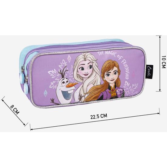 ESTUCHE PORTATODO 2 COMPARTIMENTOS FROZEN image 2