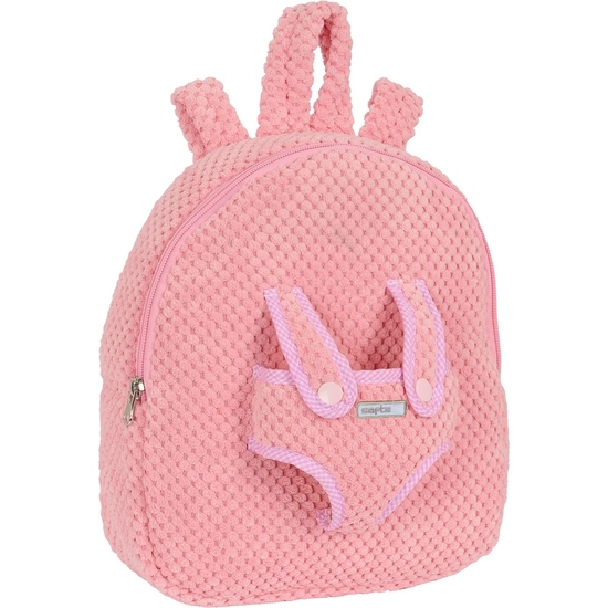 MOCHILA PREESCOLAR CON OSITO SAFTA ROSA image 3