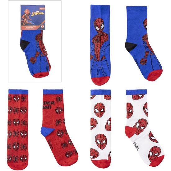 PACK CALCETINES 3 PIEZAS SPIDERMAN image 0