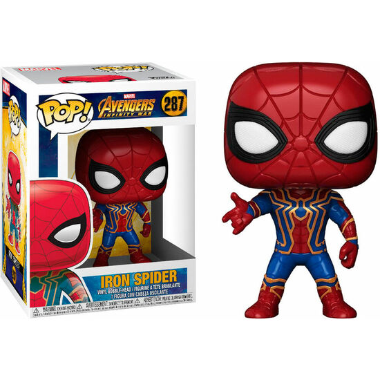 FUNKO POP! SPIDERMAN WAR IRON 287 - MARVEL AVENGERS image 0