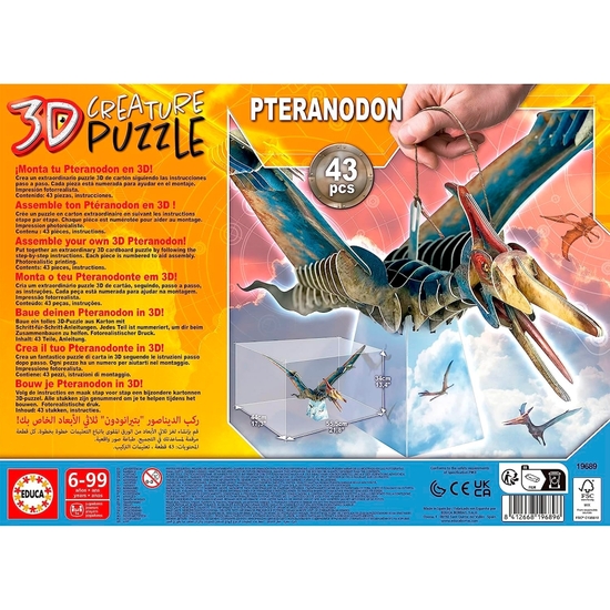 PUZZLE 3D DINOSAURIOS PTERANODON image 1