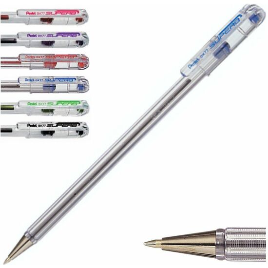 BOLIGRAFO SUPERB PENTEL BK77-A 0.7MM TAMAÑO - VIOLETA image 0