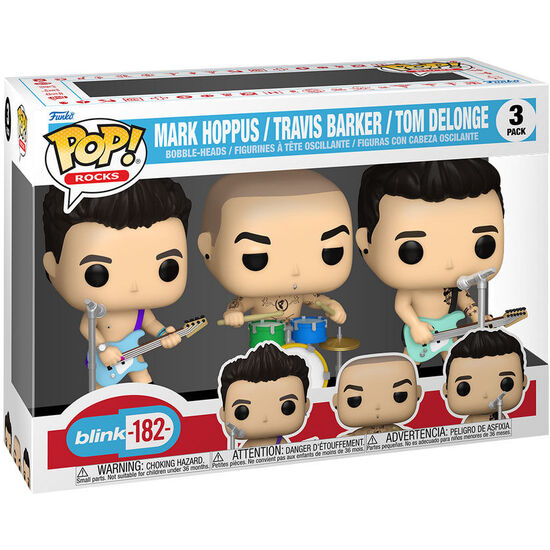 BLISTER 3 FIGURAS POP ROCKS BLINK 182 image 2