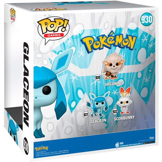 FIGURA POP POKEMON GLACEON EXCLUSIVE 25CM image 2