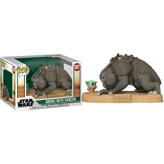 FIGURA POP STAR WARS GROGU WITH RANCOR EXCLUSIVE image 0