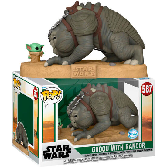 FIGURA POP STAR WARS GROGU WITH RANCOR EXCLUSIVE image 2
