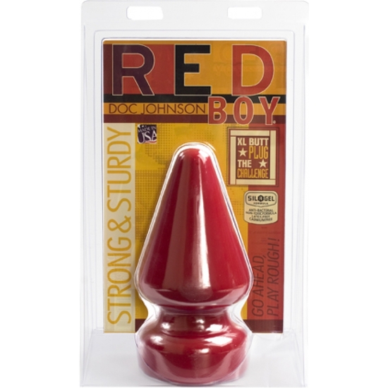 RED BOY XL BUTT PLUG THE CHALLENGE image 1