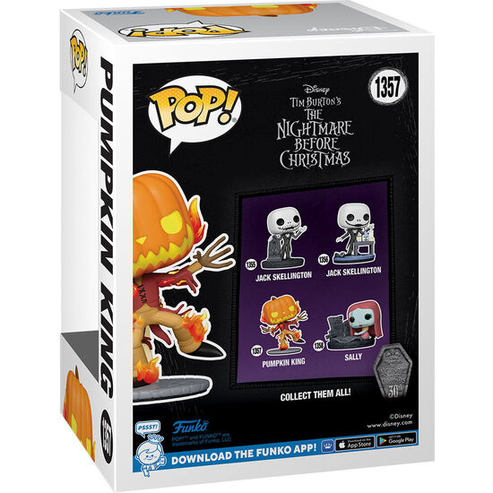 FIGURA POP DISNEY PESADILLA ANTES DE NAVIDAD 30TH ANNIVERSARY PUMPKIN KING image 2