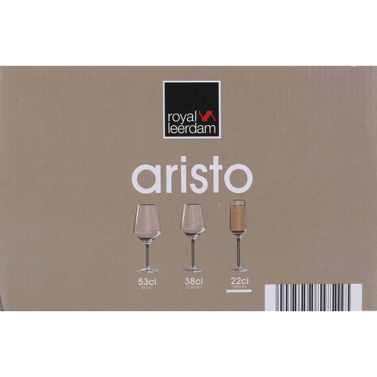 SET 6 COPAS CHAMPAGNE 22CL ARISTO image 3