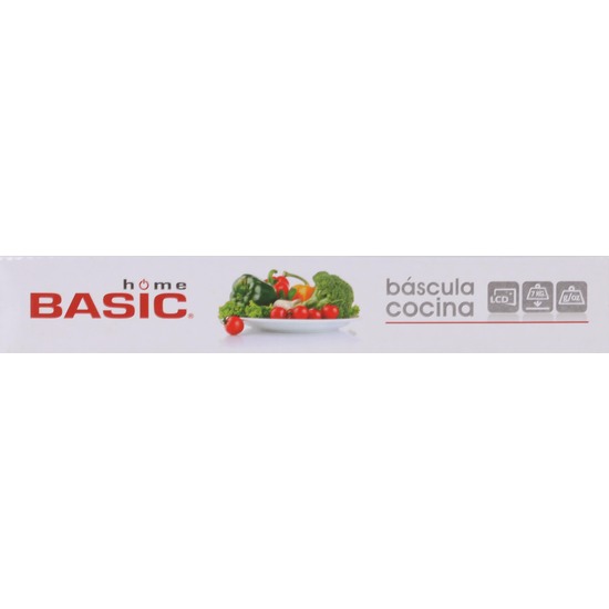 BASCULA COCINA DIGITAL 7KG BASIC HOME image 3