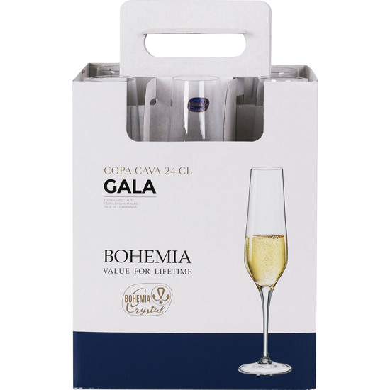 COPA CAVA 24CL CRISTAL BOHEMIA GALA image 1