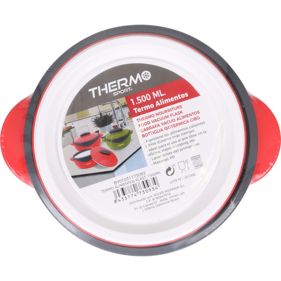 TERMO ALIMENTOS PLÁSTICO 1500ML THERMOSPORT image 3