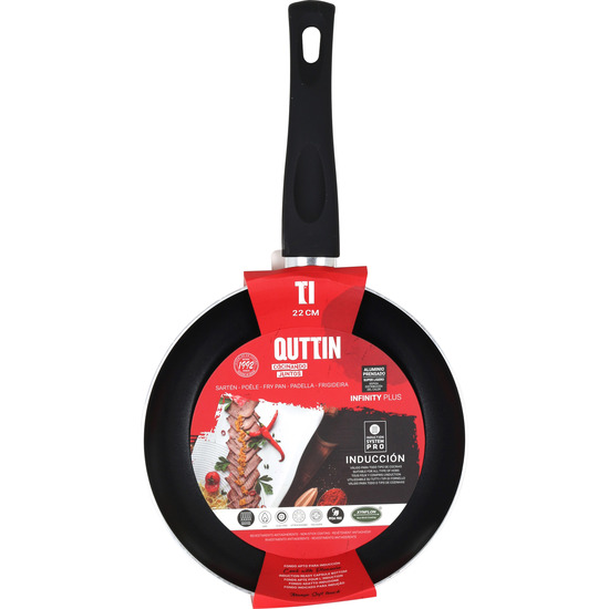 SARTEN 22CM ROJA SOFT T.INFINITY PL QUTTIN image 1