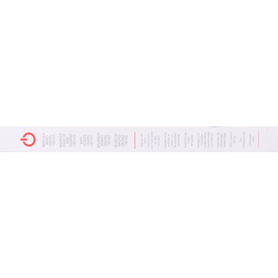 BASCULA BAÑO DIGITAL 150KG RED. BASIC HOME image 2