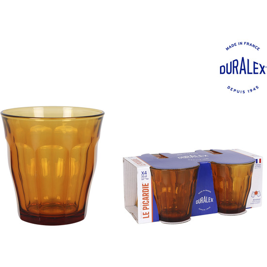 SET 4 VASO 31CL AMBAR PICARDIE image 0