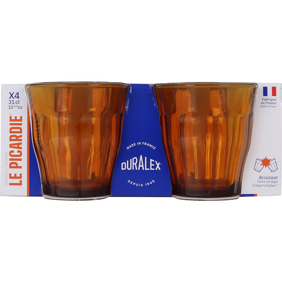 SET 4 VASO 31CL AMBAR PICARDIE image 1