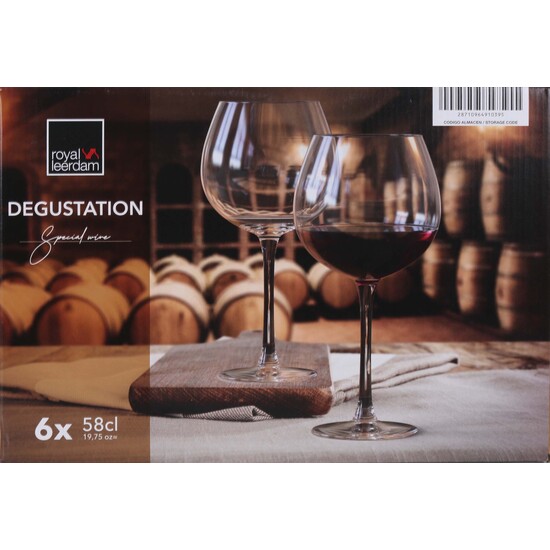 EK SET 6 COPAS BALON 58CL DEGUSTATION image 1