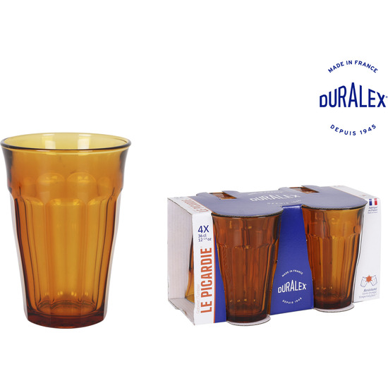 SET 4 VASO 36CL AMBAR PICARDIE image 0