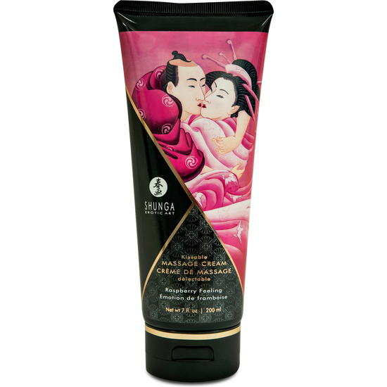 SHUNGA MASSAGE CREAM RASPBERRY 200 ML image 0