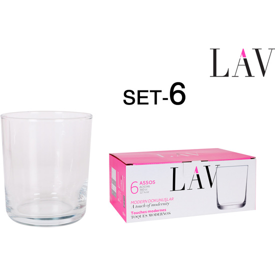 SET 6 VASOS 360CC ASSOS image 0