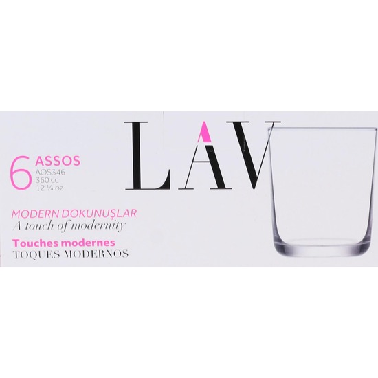 SET 6 VASOS 360CC ASSOS image 1