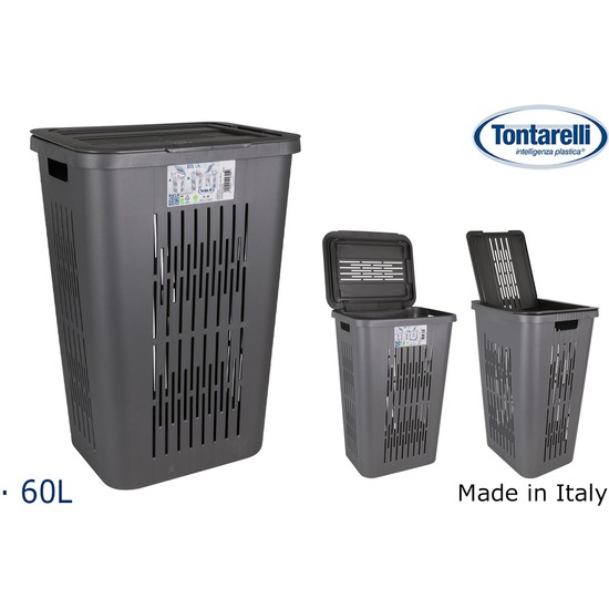 LAUNDRY HAMPER TWO OPENINGS 60 L  image 0