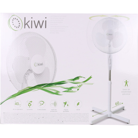 VENTILADOR C/PIE 40CM 3 VEL. 45W image 1