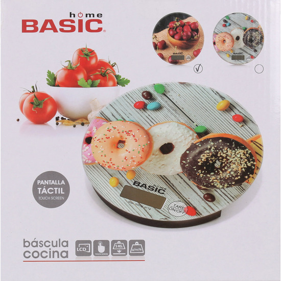 BASCULA COCINA DIGITAL 5KG RED.DEC. BASIC image 3